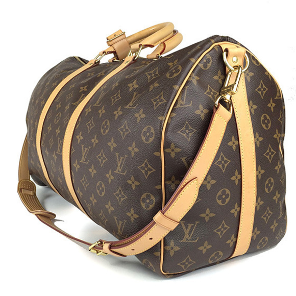 Louis Vuitton Monogram Keepall Bandouliere 50 Boston Bag - Picture 2 of 8